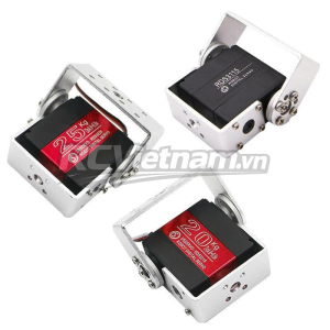 [RC Vietnam] Thiết bị lái kim loại 2 trục các loai 15kg/ 20kg/ 25kg moment xoắn.giá đỡ Robot Thiết bị lái kỹ thuật số