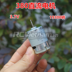 Động cơ DC tốc độ cao 380 - 3.7V-10W với động cơ ép ren chổi than bộ chuyển mạch ............