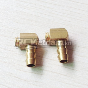 Ruồi nước chữ L ren M5, M6 chuyên dành cho ráp tàu, cano,...điều khiển( đầu áo nước / đầu nối ống nước )