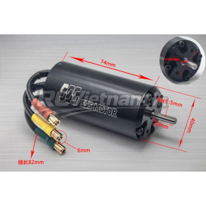 Động cơ không chổi than SSS 4074-2600kv dùng để chế tàu/cano điều khiển từ xa- hàng đẹp