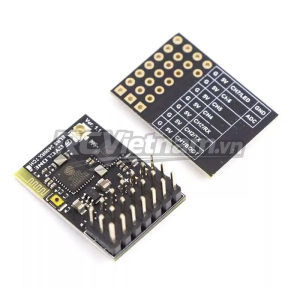 ELRS 2.4Ghz Bộ thu CRSF 7CH Hỗ trợ ELRS 3.2 PWM / CRSF Ăng-ten ống đồng cho máy bay không người lái