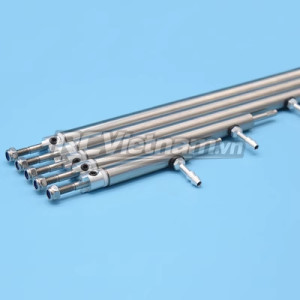 Trục chân vịt,trục láp cứng 4mm độ dài 10-30cm (thép không gỉ) kèm lỗ châm nhớt chế tàu/cano điều khiển từ xa