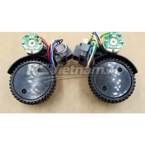 Combo 2 động cơ giảm tốc kim loại động cơ robot thông minh xe quét điện thông minh