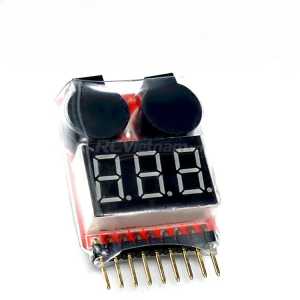 Báo pin vỏ mềm 1-8S, báo pin yếu, báo điện áp cell pin