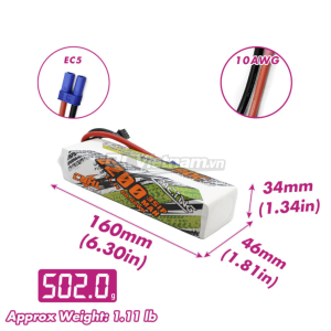 Pin CNHL Racing 6200MAH 3S/ 4S 90C