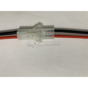 Cặp giắc đực cái Dây silicone chịu nhiệt nối điện pin - ắc quy loại lớn L6.2 mm