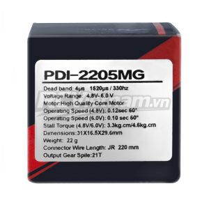 Servo PDI-2205MG 4.6kg phù hợp các dòng xe 1/12 Subome Jiaxin 14210.14209