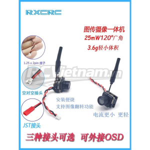 Bộ camera và vtx 25mW FPV mini truyền hình ảnh - hàng đẹp