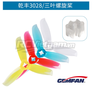 Bộ 4 cánh (2 cặp) GEMFAN 3 lá 3028 3 inches