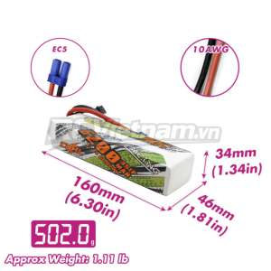 Pin CNHL Racing 6200MAH 3S/ 4S 90C