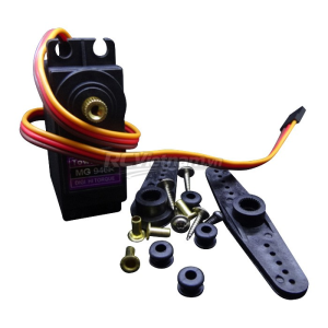 Động cơ servo MG996R ( 180 độ/ 360 độ) bánh răng và nhông nhựa