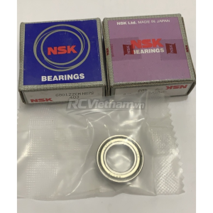 Bộ 2 vòng bi, ổ bi bạc đạn NSK 6801ZZ hàng Nhật chịu mài mòn và tốc cực cao