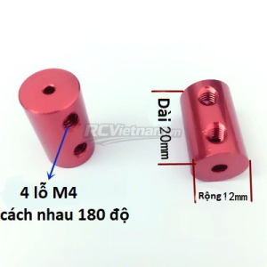 Khớp nối động cơ hợp kim nhôm (12mm*20mm)