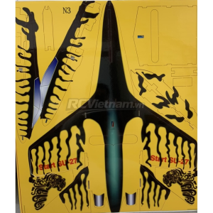 Kit Su27 depron vàng