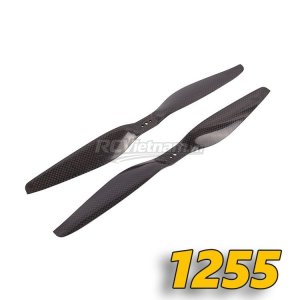 Cánh quạt thuận nghịch bằng sợi carbon đa trục 1255 12inch UAV