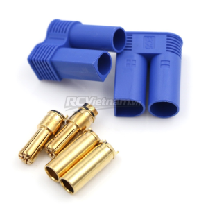 Jack cắm/ jack kết nối EC5 mạ vàng chịu dòng cao (giá 1 cặp)