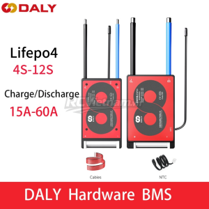 Daly Phần cứng BMS 12V 24V 36V Lifepo4 3.2V pin BMS 4S 8S 12S 15A 20A 40A 60A