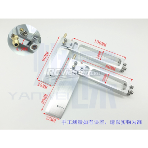 Dao trợ lái 90mm/100mm chất liệu nhôm CNC cực đẹp cho tầu thuyền, cano