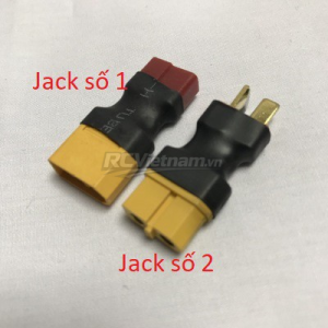 Jack chuyển đổi Pin / ESC XT60 - chữ T