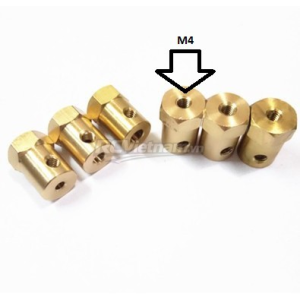 Đầu nối lốp ô tô - Khớp nối lục giác bằng đồng các kích thước
