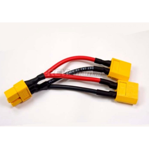 1 Jack nối pin XT60/XT90 song song tăng Ampe - dây silicone