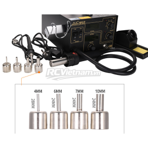 Trạm khò hàn Gordak 952 2 màn hình hiển thị -
