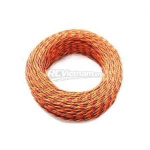 Dây tín hiệu 22AWG Futaba dây 3 màu loại tốt 30/ 60 lõi (giá theo met)