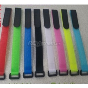 Dây buộc cáp mạng Velcro (buộc pin) có khóa ngược,